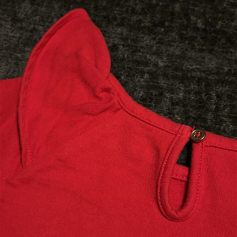 Red Kids Shirts with Festive Designs 5